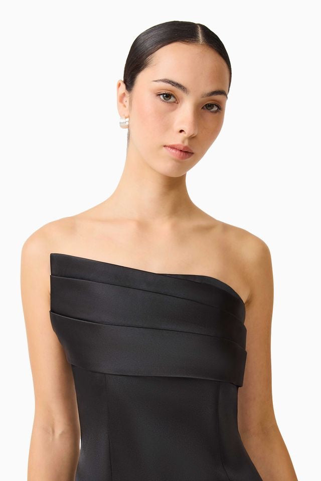 Elliatt Sydney Assymetrical Mini Dress - Black