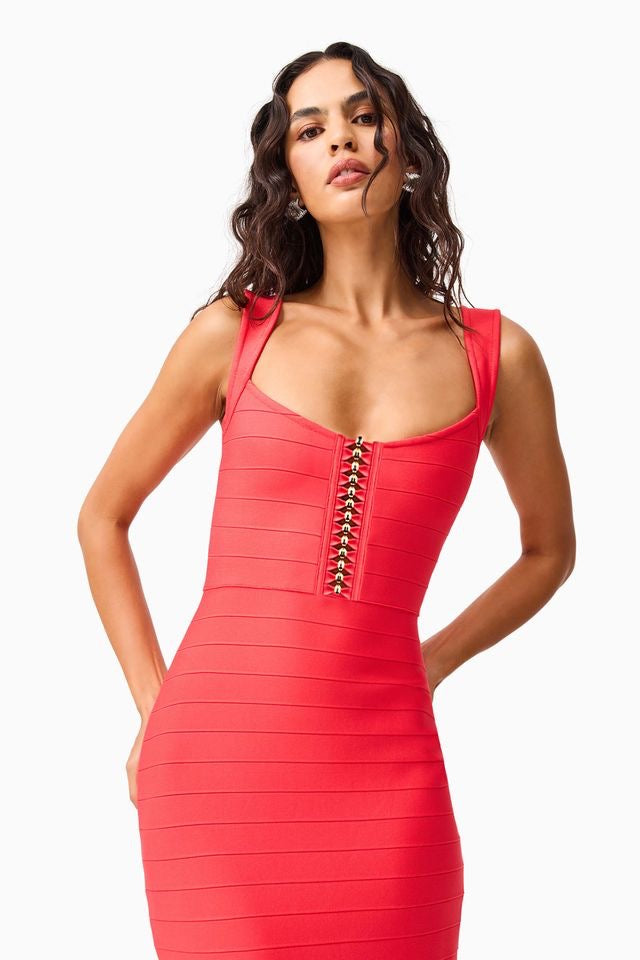 Elliatt Jesselle Maxi Dress - Coral