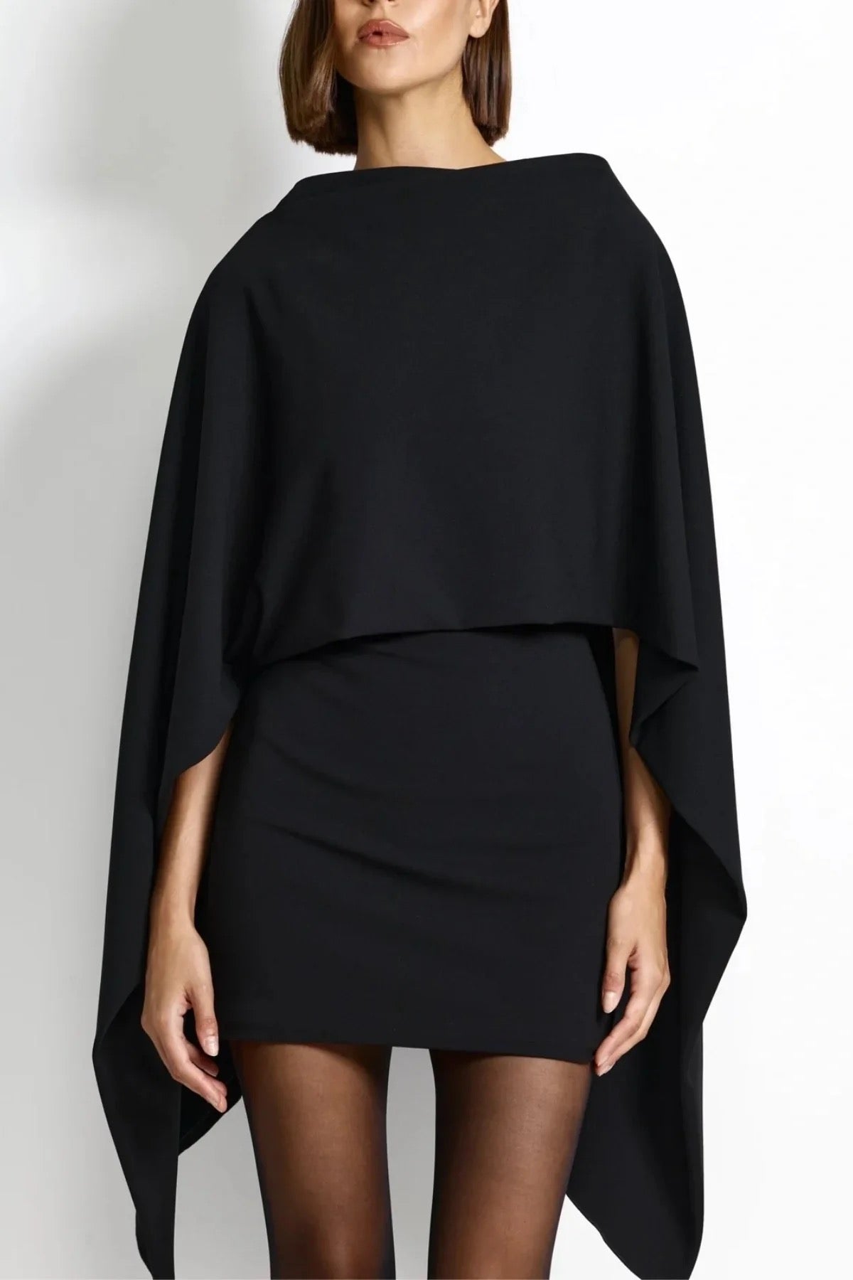 Effie Kats Kathryn Mini Dress - Black