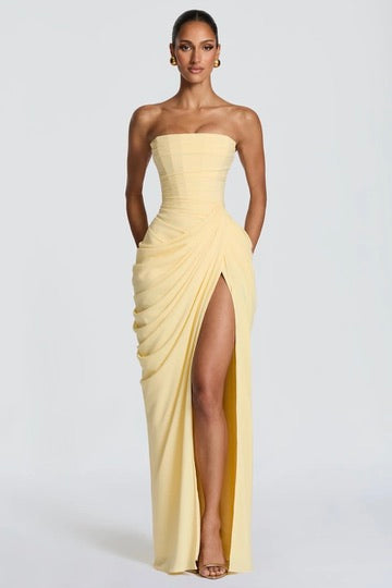 Babyboo Cyra Maxi Dress - Lemon