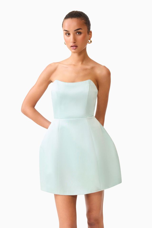 Elliatt Manon Tulip Mini Dress - Seagreen
