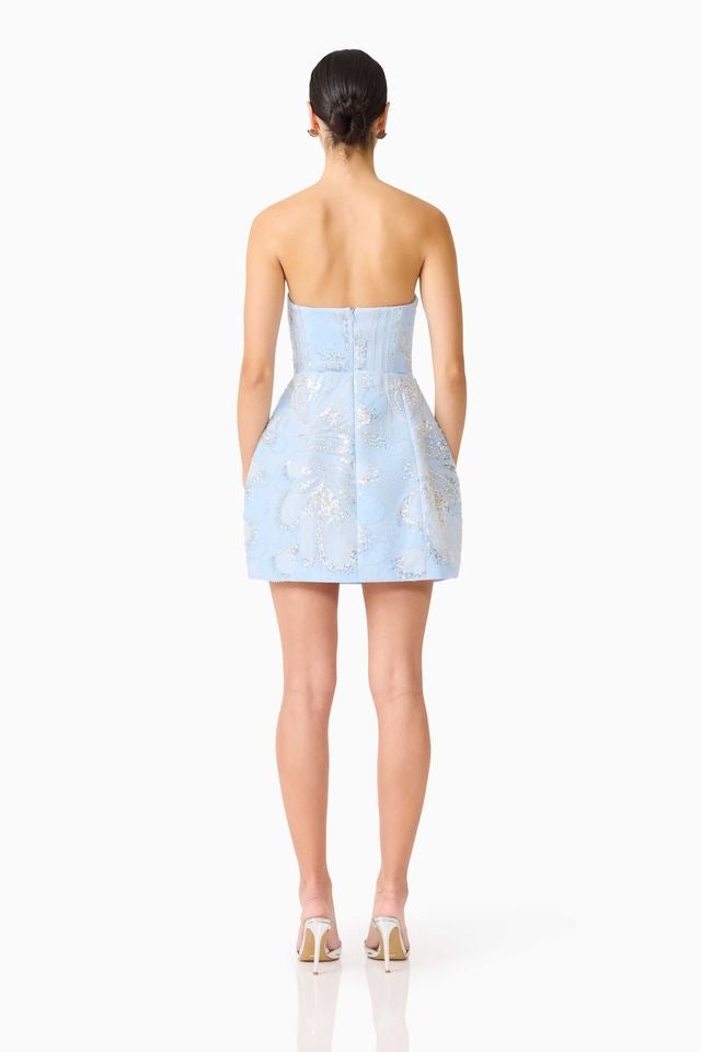 Elliatt Annabelle Tulip Mini Dress - Blue