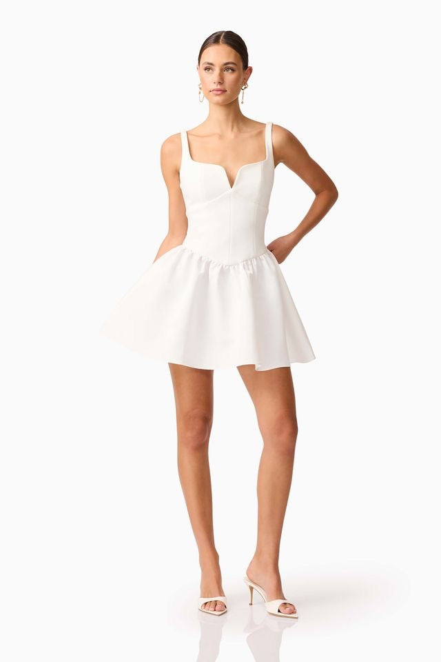 Elliatt Hester Mini Dress - Ivory