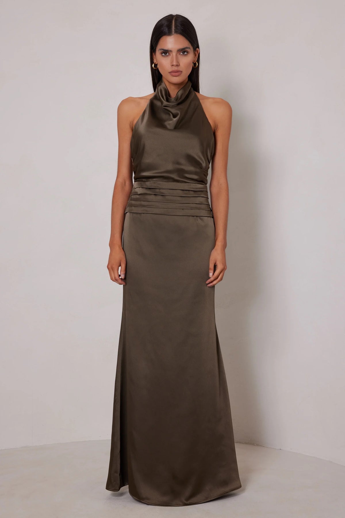 Elle Zeitoune Elizabeth Dress - Olive