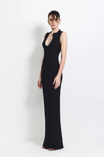 Effie Kats Bloom Gown - Black