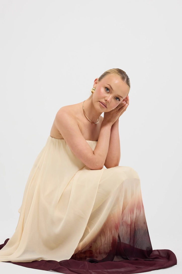 Pasduchas Sterling Tiered Maxi Dress - Ombre