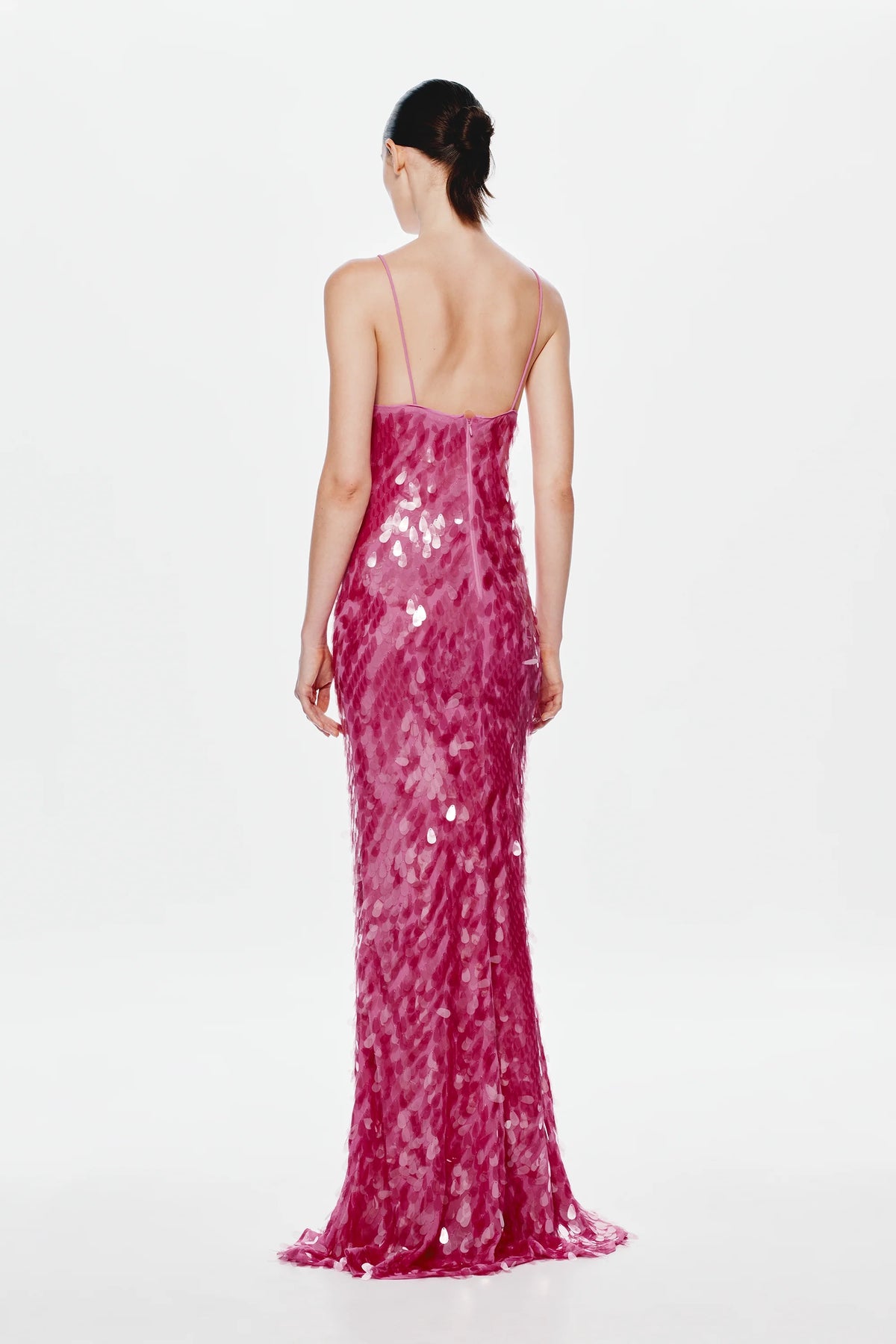 misha sapphire sequin dress | THE Each sequin catches the light Misha Sapphire Sequin Maxi