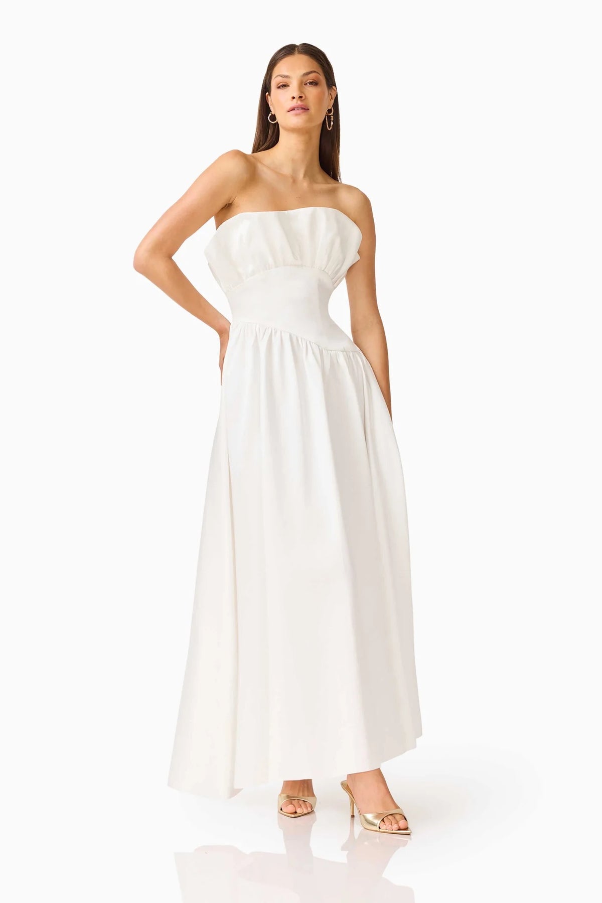 Elliatt Laurel Maxi Dress - White