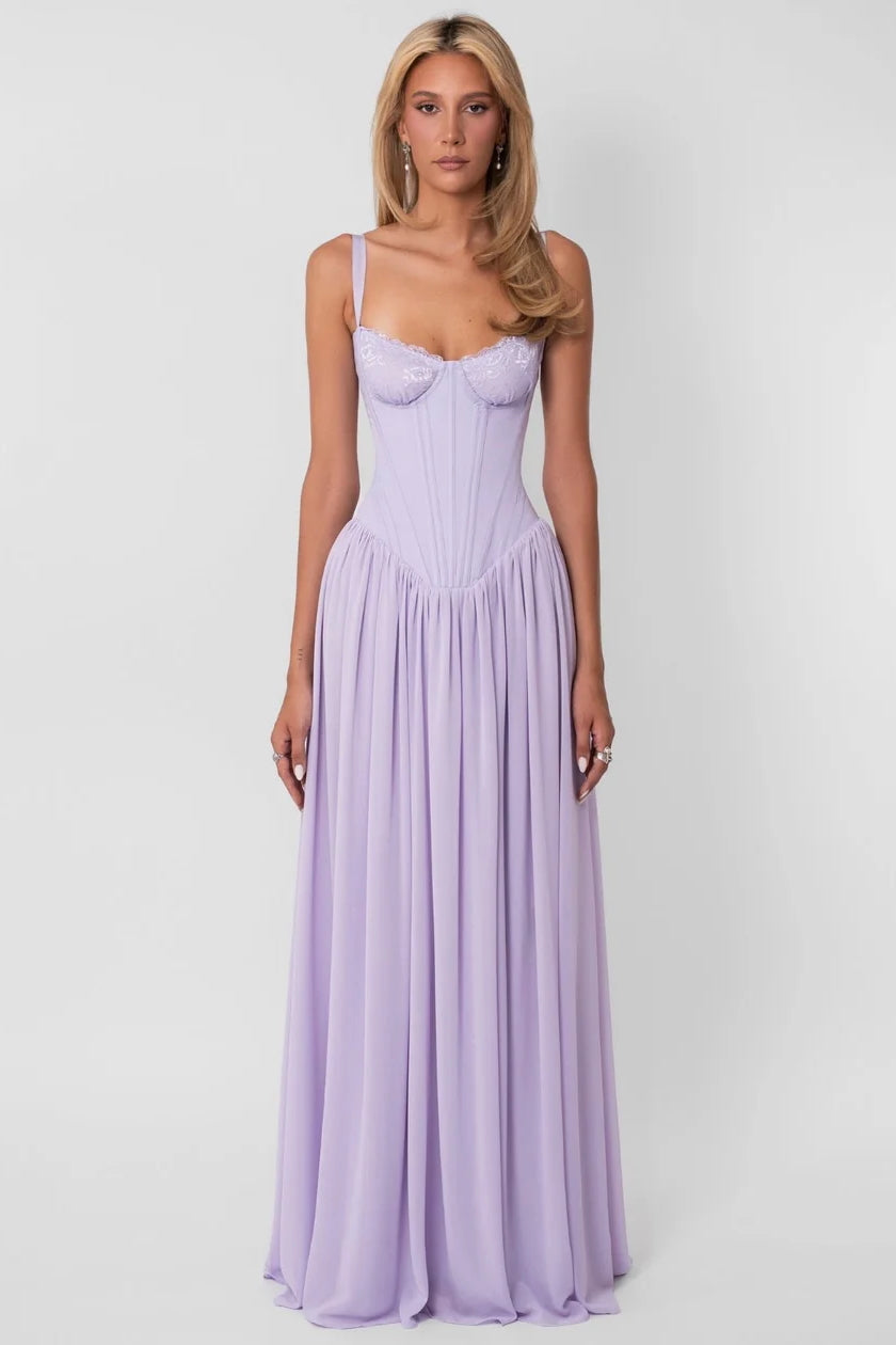 Fenity Elena Maxi Dress - Purple