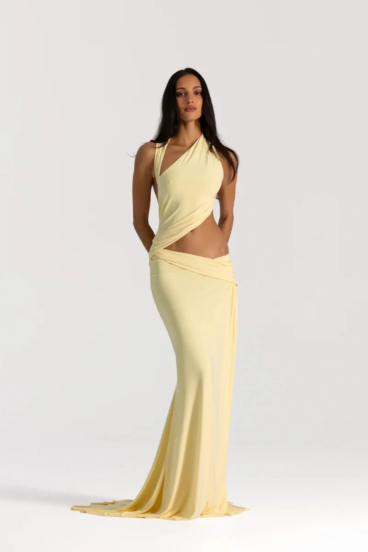 Natalie Rolt Odette Gown - Lemon