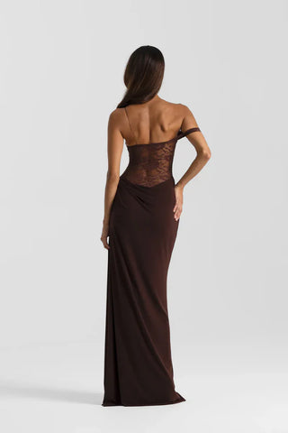 Natalie Rolt Sloane Dress - Espresso