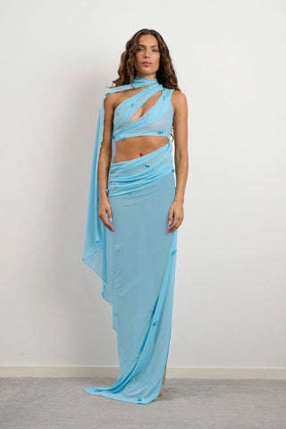 Džo Virelle Dress - Aquamarine Blue