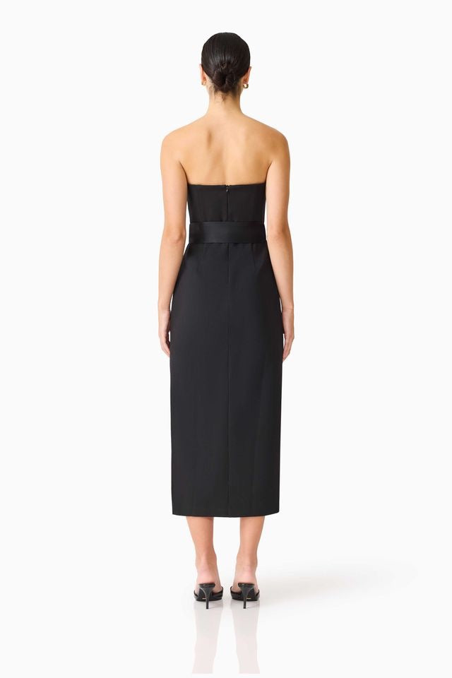 Elliatt Cara Sweatheart Strapless Gown - Black
