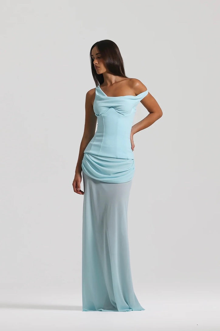 after everything natalie blue dress Kennedy Blue Natalie Beaded Bridesmaid Dress Wedding Shoppe