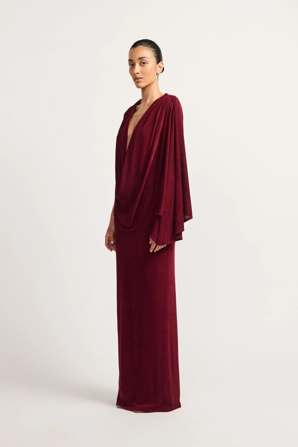 Tojhà Lenita Dress - Plum Liqueur