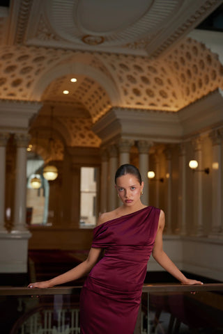 Elle Zeitoune Maximus Dress - Wine