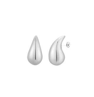 Love Her Aria Mini Teardrop Earrings - Silver