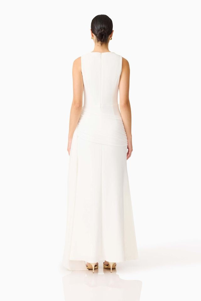 Elliatt Amelina Sash Gown - White