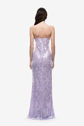 Misha Collection Sapphire Sequin Maxi Dress - Lilac