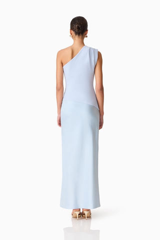 Elliatt Skye One Shoulder Gown - Baby Blue