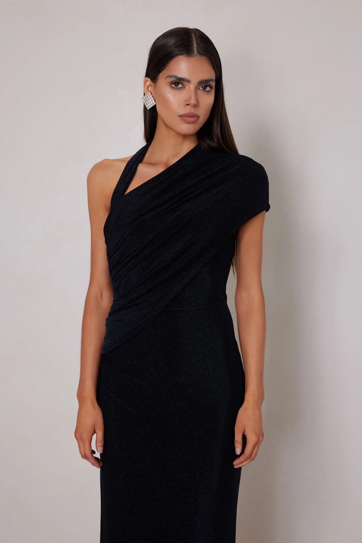 Elle Zeitoune Yelena Dress - Midnight Blue
