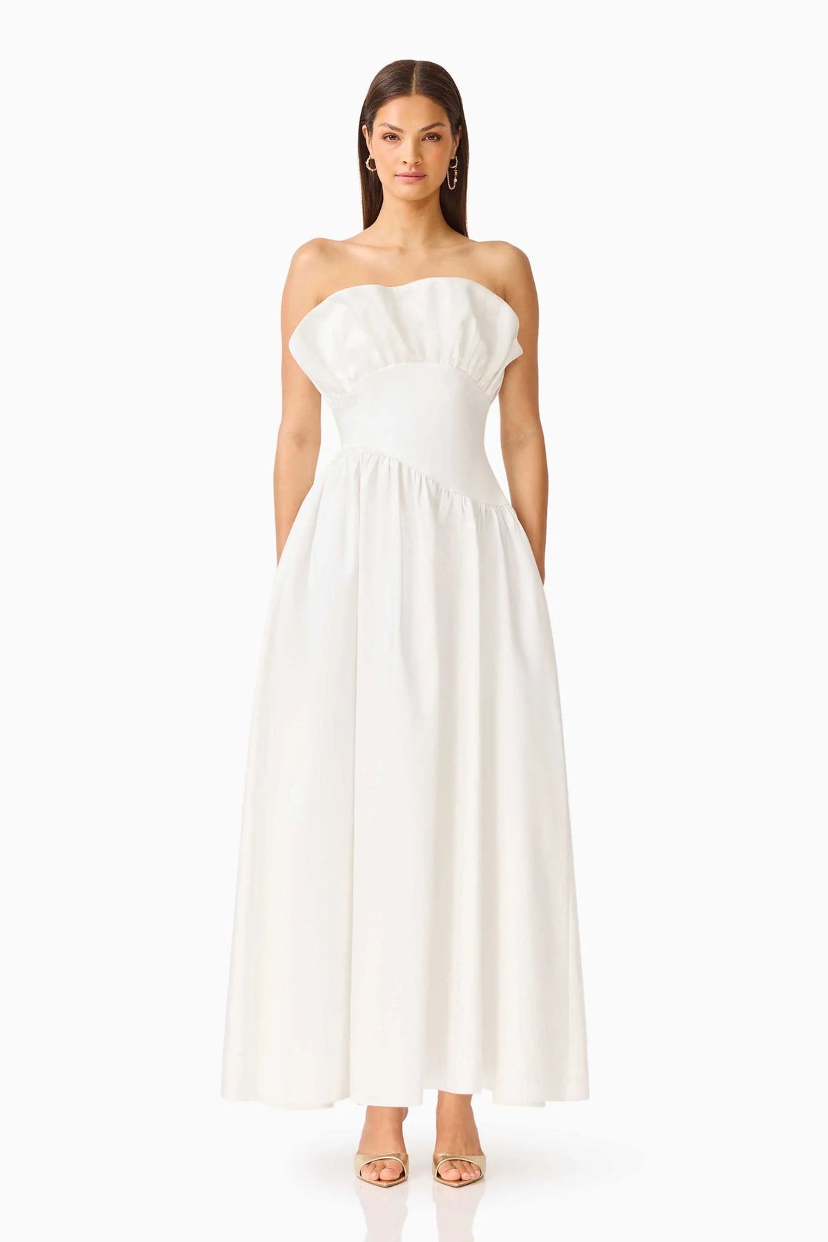 Elliatt Laurel Maxi Dress - White