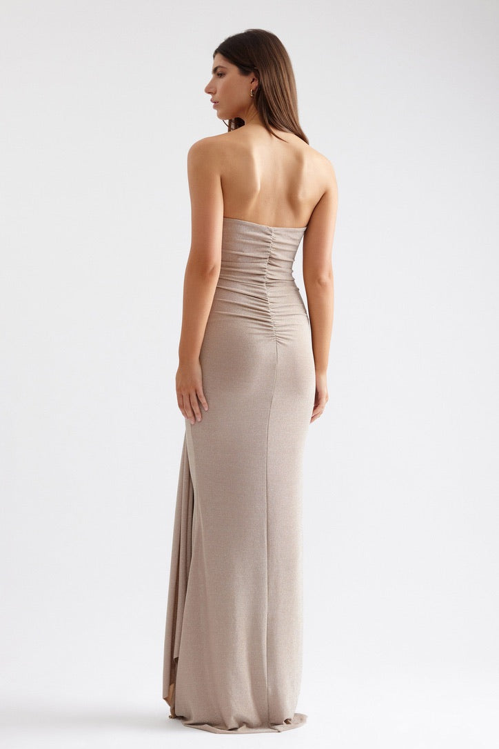 Lexi Tiffany Dress - Champagne - Dress Hire AU Lexi Tiffany Dress - Champagne - Dress Hire AU