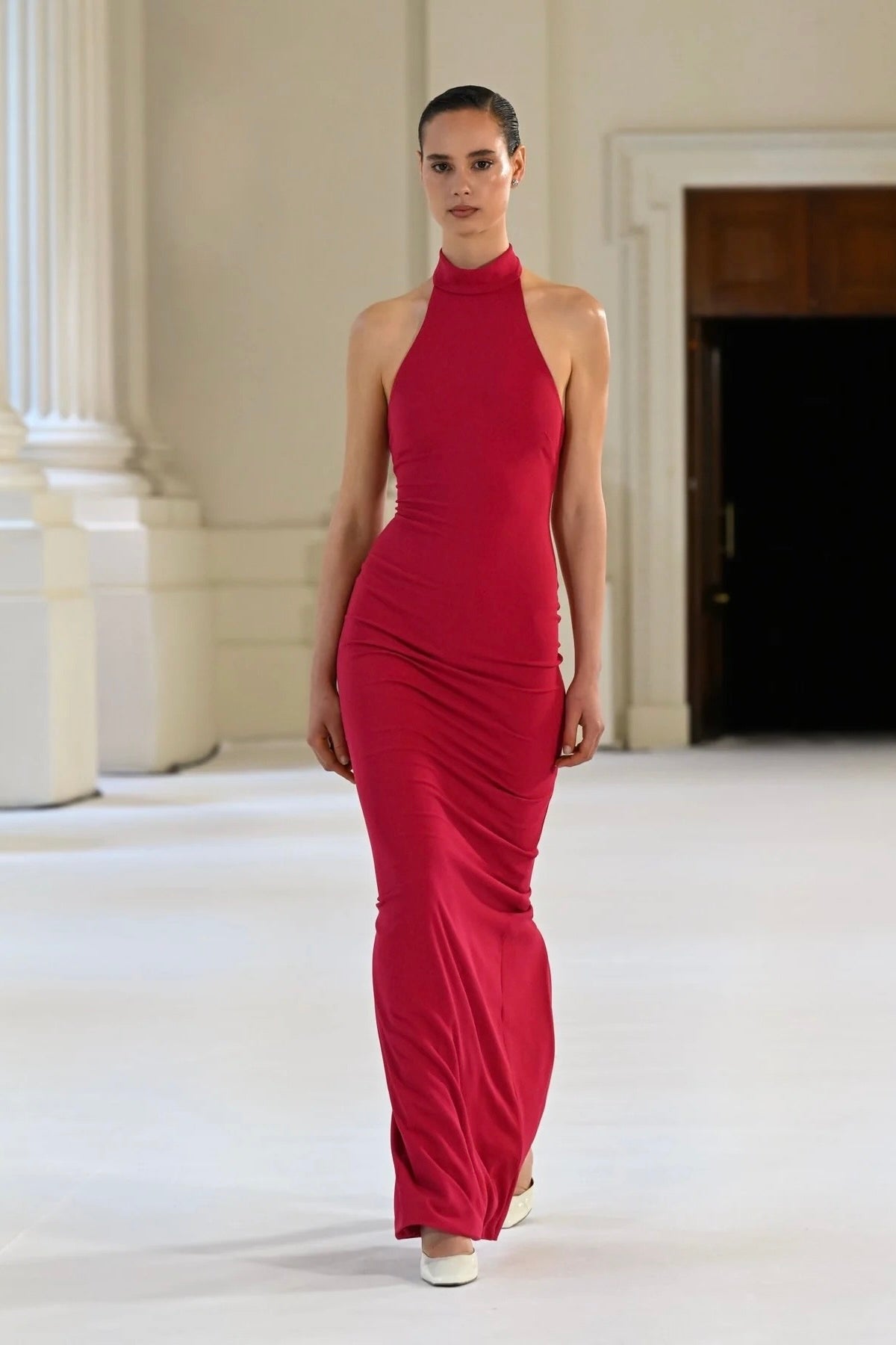 Effie Kats Rhi Gown - Raspberry