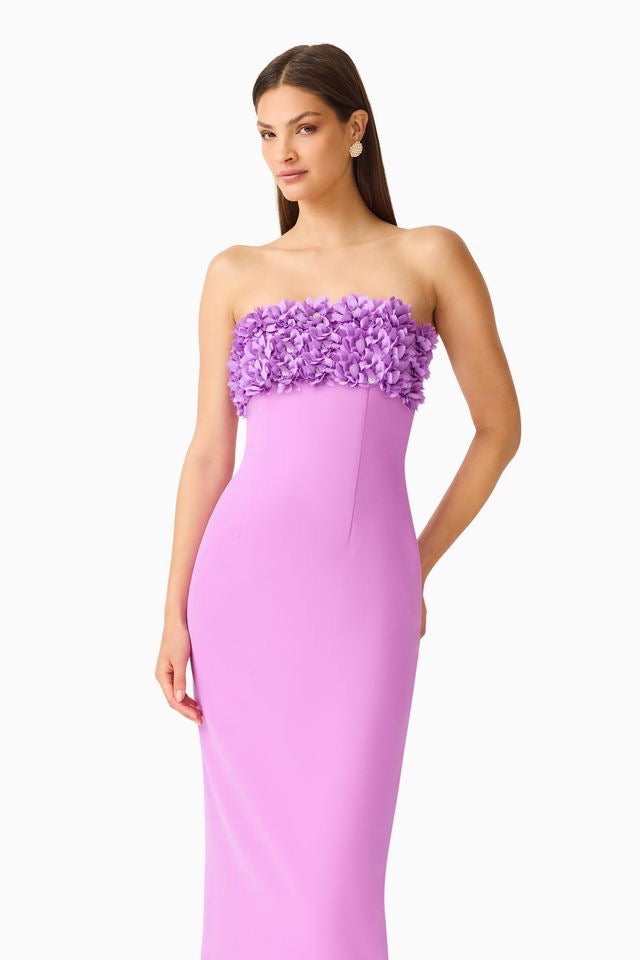 Elliatt Solenne Column Midi Dress - Orchid