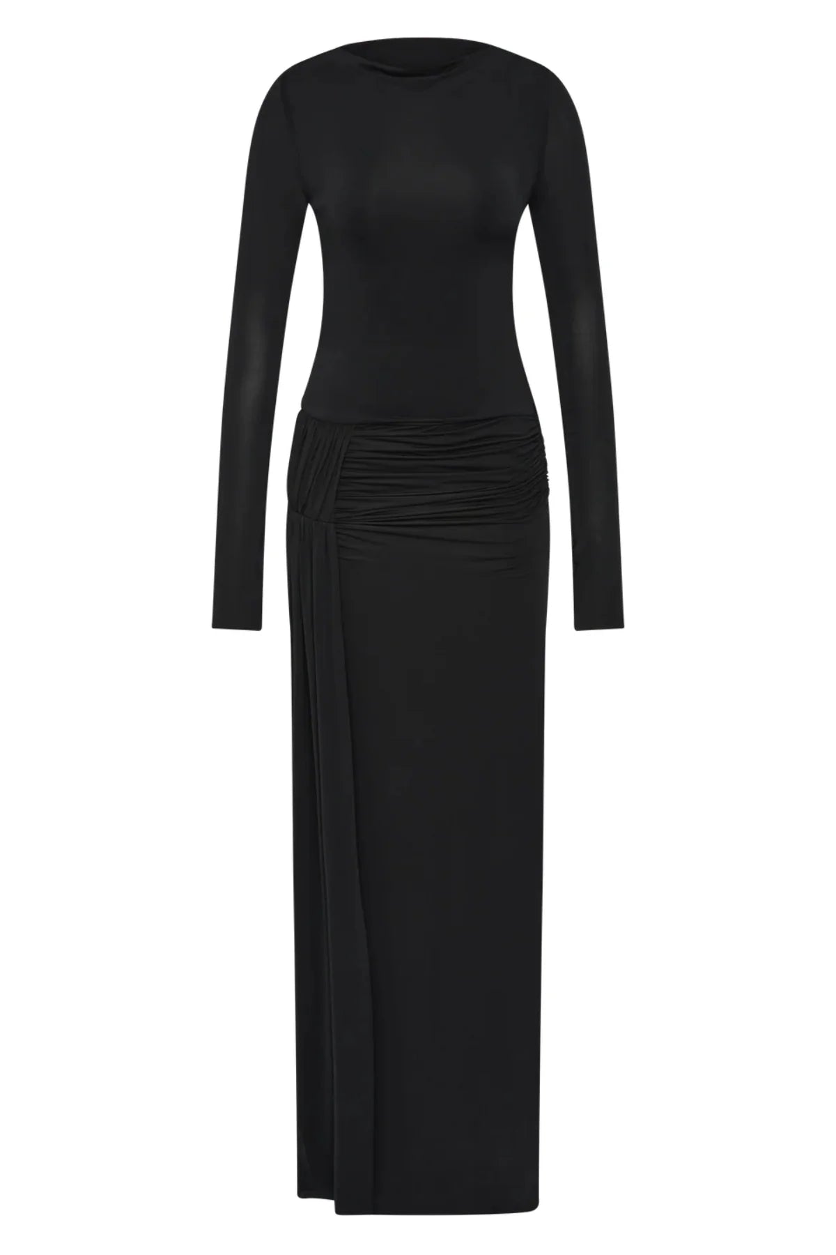 Bec & Bridge Andrea Long Sleeve Maxi Dress - Black