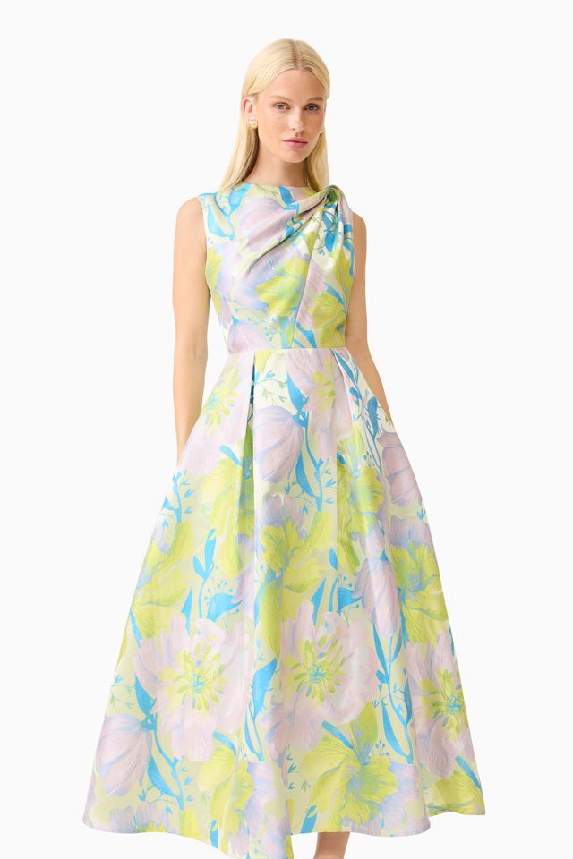 Elliatt Rhea A Line Midi Dress - Floral Multi