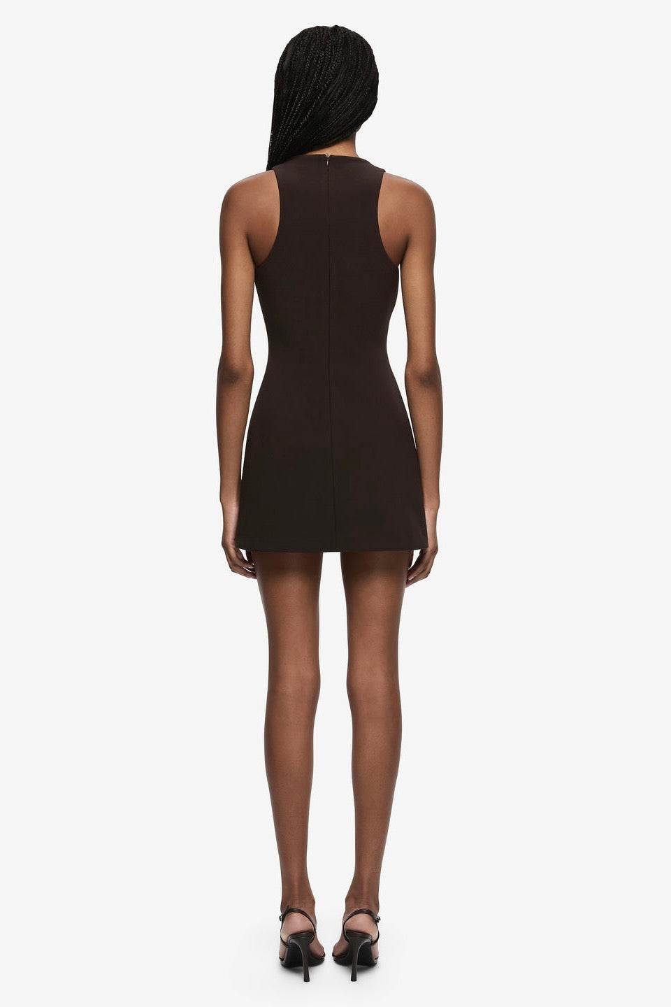 Bec & Bridge Gemma Racer Mini Dress - Espresso