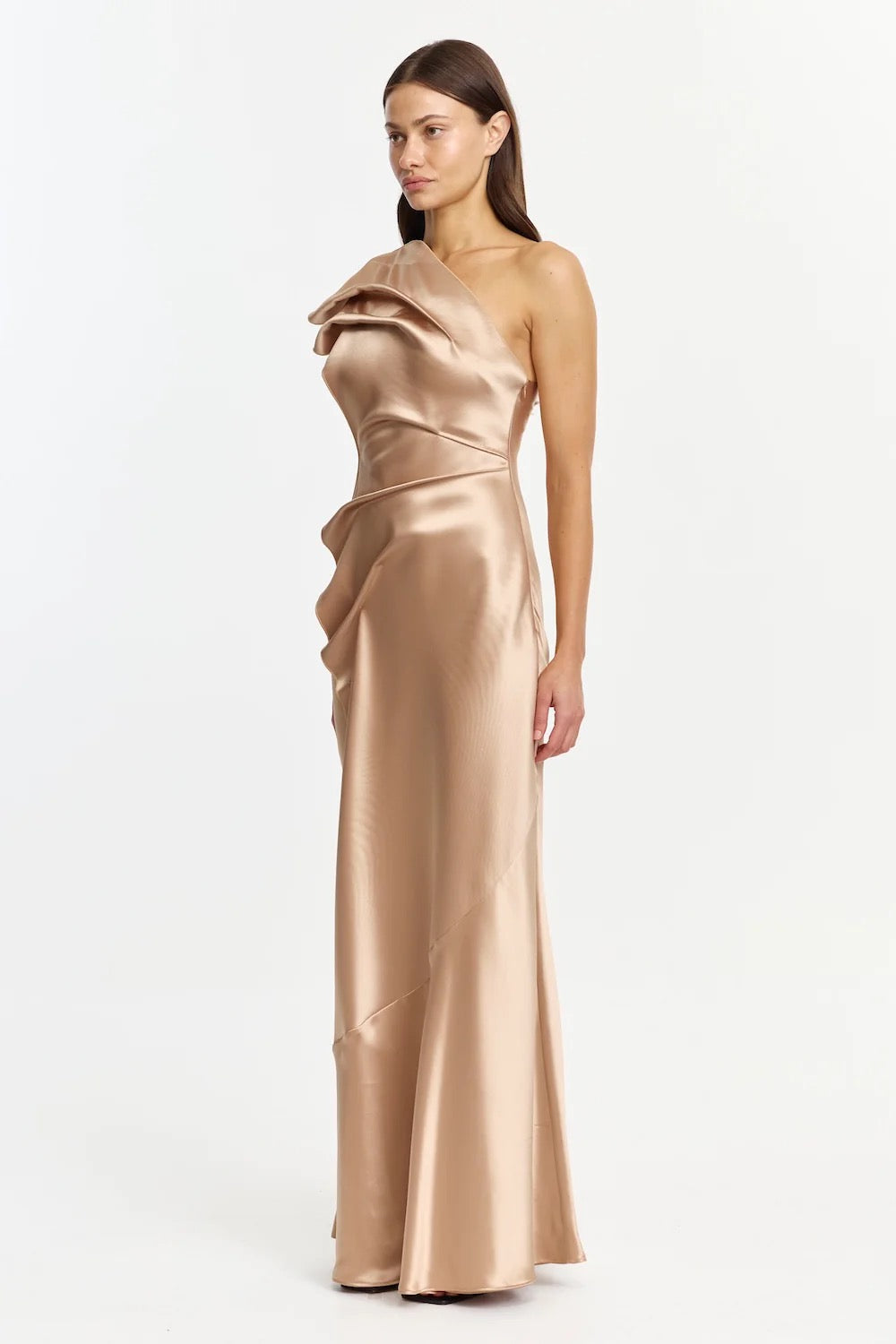 Acler Werona Maxi Dress - Champagne
