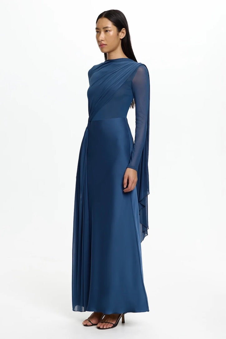 Significant Other Adelaide Long Sleeve Maxi Dress - Petrol