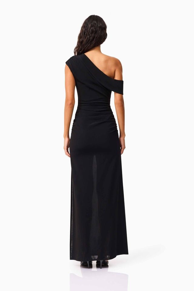 Elliatt Danica Asym Midi Dress - Black