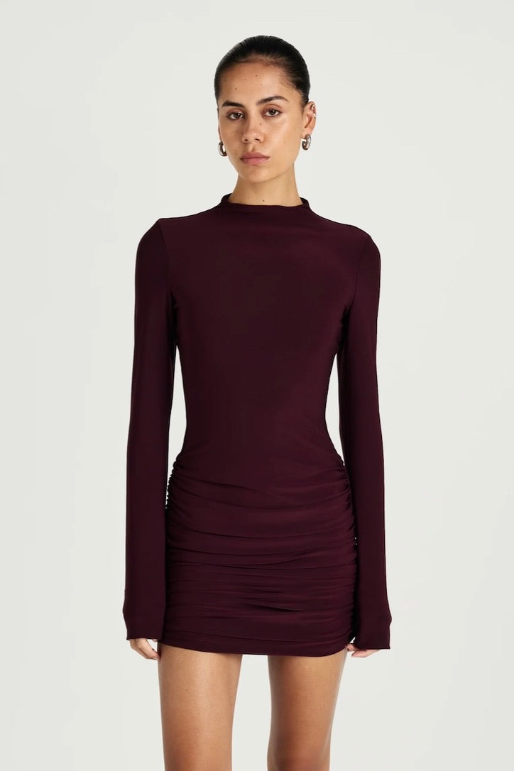 Benni Silas Mini Dress - Grape