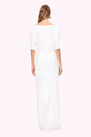 Suboo Kristen Ruched Maxi Dress - White