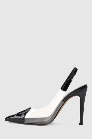 Lana Wilkinson Remi Pump Heels - Black Patent Leather