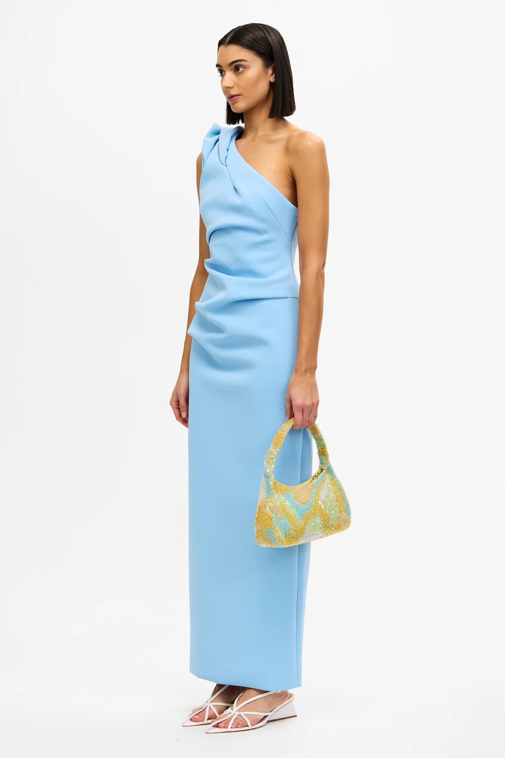 Acler Bracora Maxi Dress - Bluebell