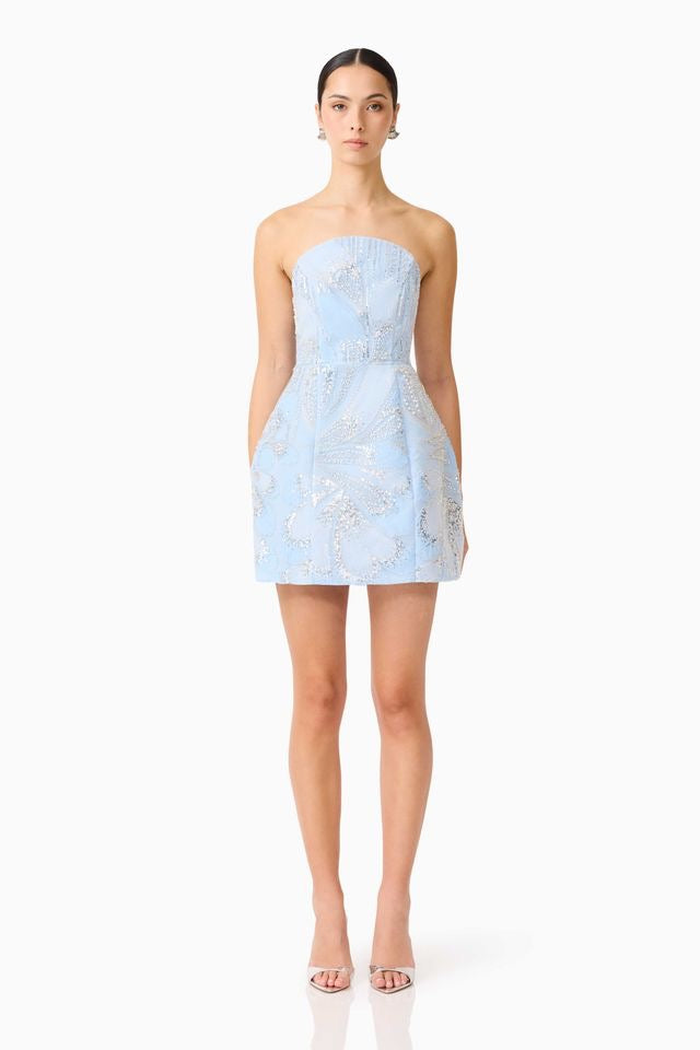 Elliatt Annabelle Tulip Mini Dress - Blue