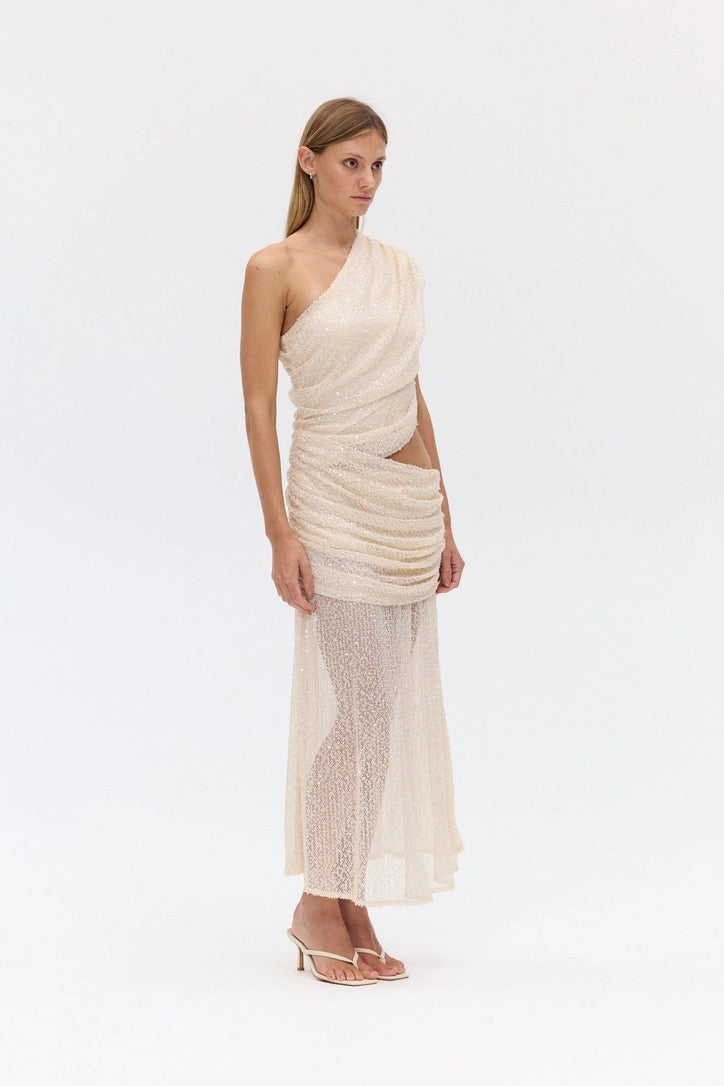 Third Form Nightfall Sequin Maxi Dress - Shell