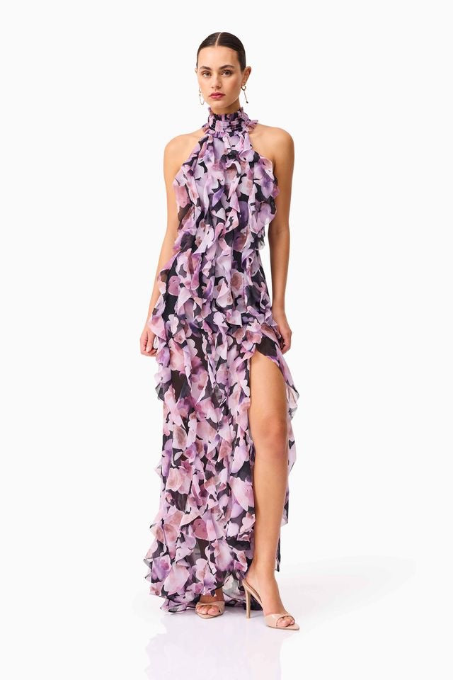 Elliatt Solene Gown - Purple Floral