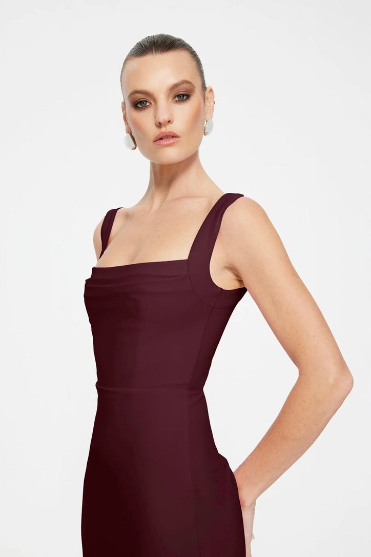 Effie Kats Marbella Gown - Wine