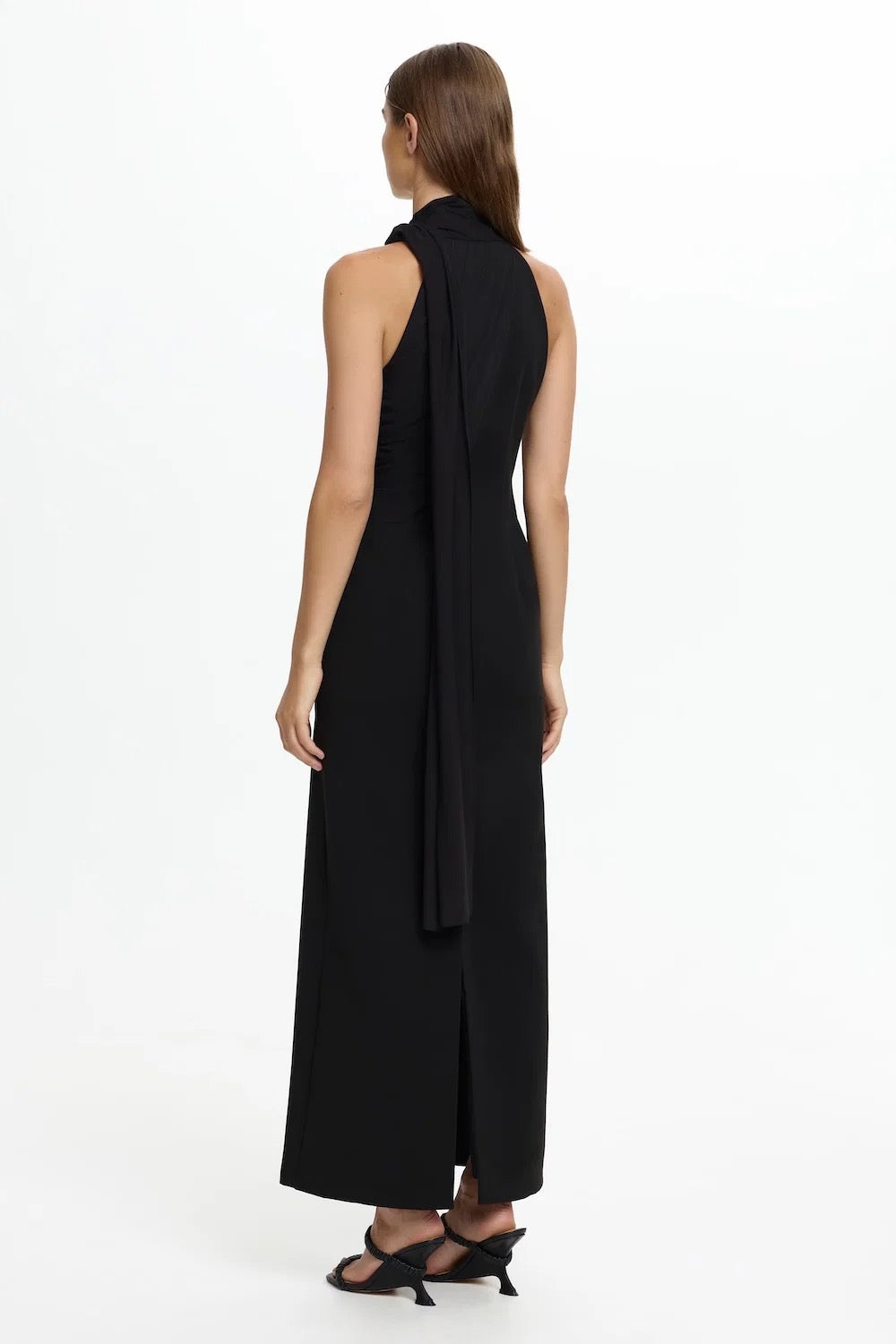 Significant Other Edda Scarf Dress - Black