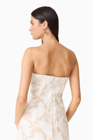 Elliatt Kira Mini Dress - Ivory Gold