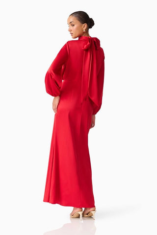 Elliatt Jacinta Long Sleeve Gown - Red
