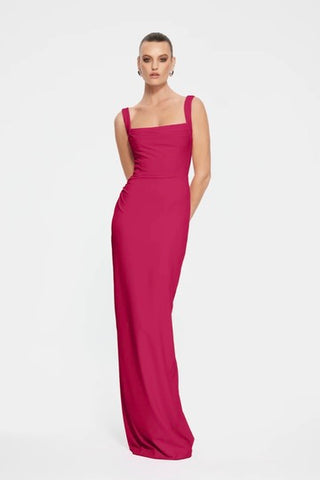 Effie Kats Marbella Gown - Raspberry