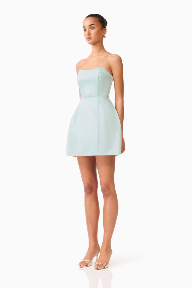 Elliatt Manon Tulip Mini Dress - Seagreen