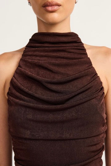 Tojhà Alyesha Dress - Chocolate