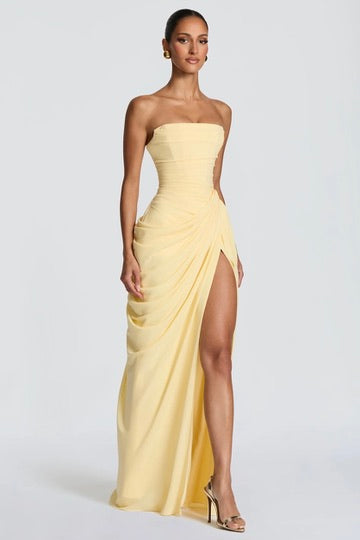 Babyboo Cyra Maxi Dress - Lemon